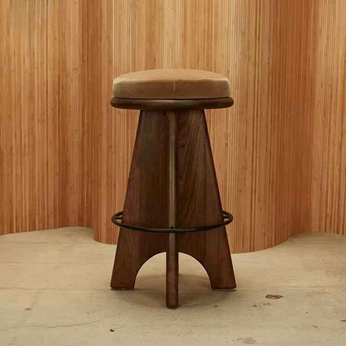 Jeyo Wooden Bar Stool