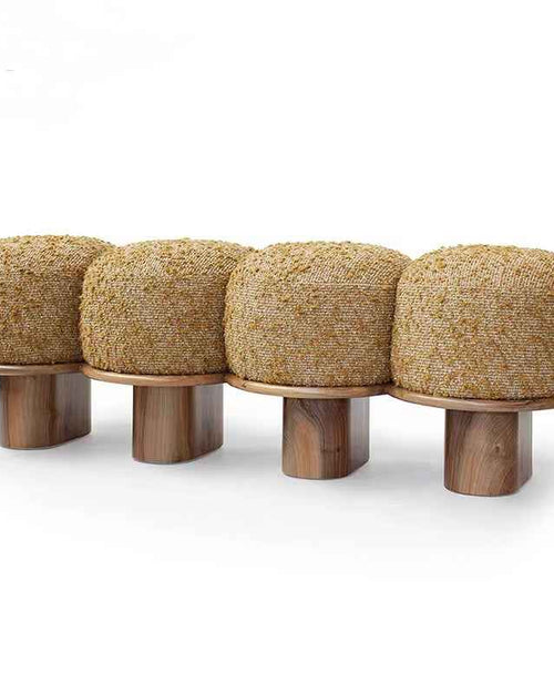Fira Wooden Ottoman