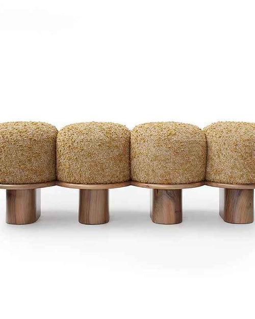Fira Wooden Ottoman