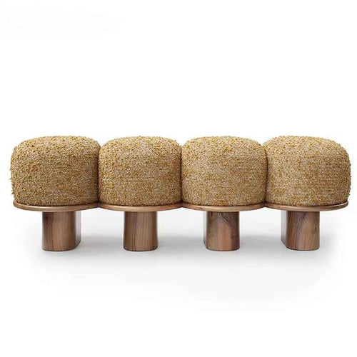Fira Wooden Ottoman