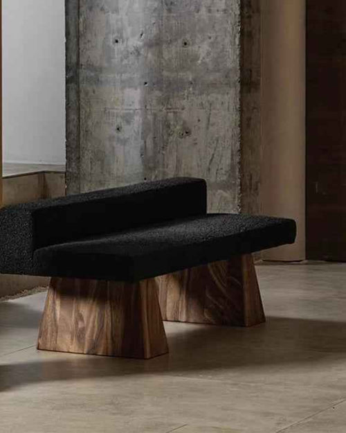 Oishu Wooden Ottoman