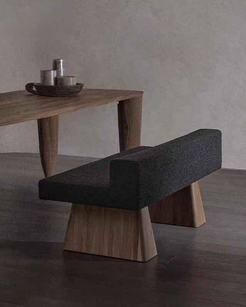 Oishu Wooden Ottoman