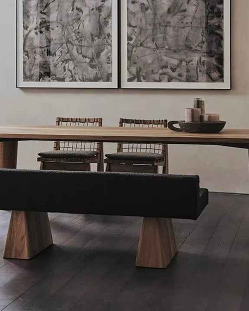 Oishu Wooden Ottoman