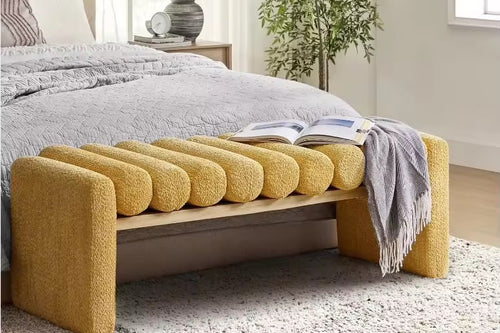 Luxury yellow Chime ottoman Delhi