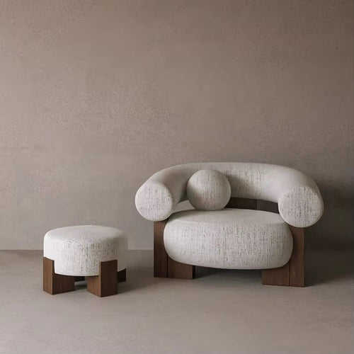 Luxury white Nomad accent chair Hyderabad