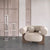 Luxury white Nomad accent chair Hyderabad