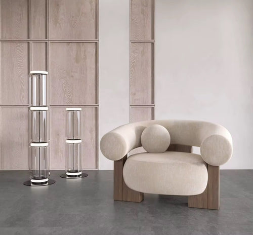 Luxury white Nomad accent chair Hyderabad