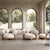 Luxury white Nomad accent chair Hyderabad