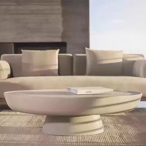 The Satori Table is a true embodiment of wabi-sabi elegance, celebrating simplicity, raw textures, and natural imperfections. Designed with a sculptural silhouette, it merges timeless minimalism with modern craftsmanship, making it the perfect luxury coffee table for contemporary homes.