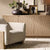 The Rune Chair brings together sculptural design and grounded elegance. Its bold silhouette is softened by plush upholstery, while the solid wooden block legs anchor the piece with a sense of stability and strength. Minimal yet striking, it’s a chair that blends comfort with architectural beauty.