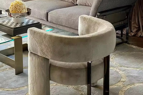 Luxury beige Cassady accent chair Bangalore