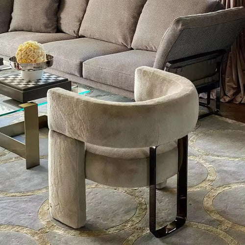Luxury beige Cassady accent chair Bangalore