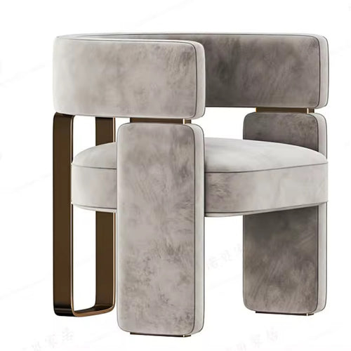 Luxury grey Cassady accent chair Bangalore