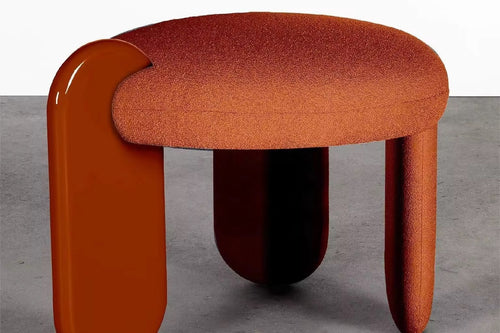 Luxury Orange Laguna Pouf Delhi