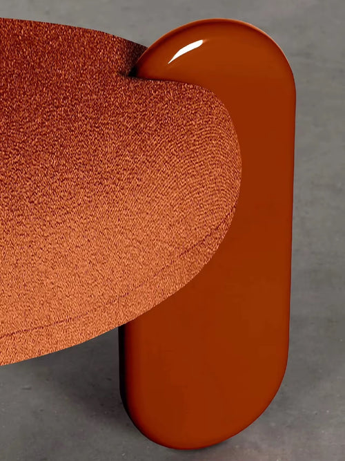Luxury Orange Laguna Pouf Delhi