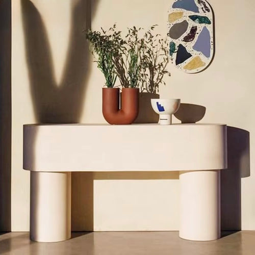 Luxury white Pola console table Mumbai