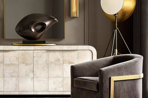 Amara Chair – Ultra Plush Comfort with Gold Elegance

The Amara Chair is a statement of refined luxury, combining ultra-plush cushioning with a striking gold metallic base and casing. Designed for both comfort and sophistication, its sleek lines and premium upholstery create an inviting seating experience while elevating any space. Perfect for upscale living rooms, lounges, or elegant corners, Amara adds a touch of glamour and timeless style.

