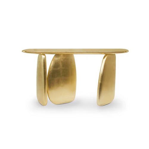 Luxury golden Aurum console table Pune