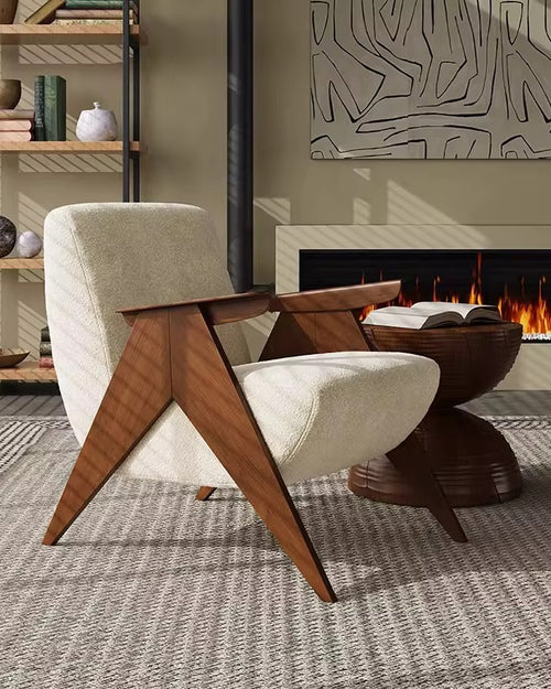 the Bonito Chair effortlessly blends Scandinavian simplicity with Japanese-inspired tranquility, making it a must-have luxury accent chair online in India.