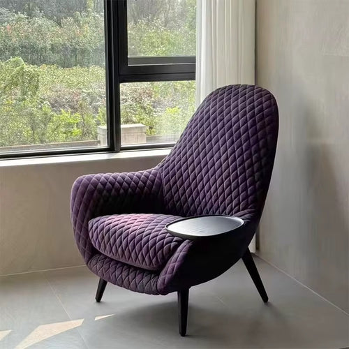 Luxury Purple Aurika Accent Chair Mumbai