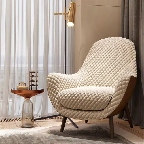 Luxury white Aurika Accent Chair Mumbai