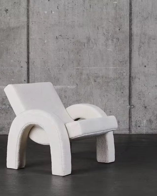 Frost Accent chair - luxury accent chair online with boucle fabric. Perfect for modern homes
