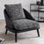 Lydia Accent Chair is a Luxury Accent Chair by Chair Collective in Leatherette and Tweed Combination. perfect chair for modern home.