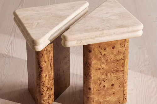 Waffle End Table