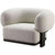 Luxury white Tomo Accent Chair Mumbai
