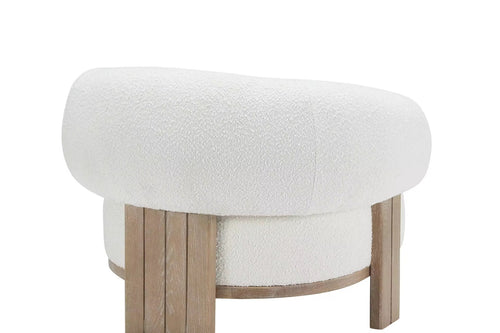 Luxury white Tomo Accent Chair Mumbai
