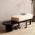 Front look of Ikigai stylish black bench 