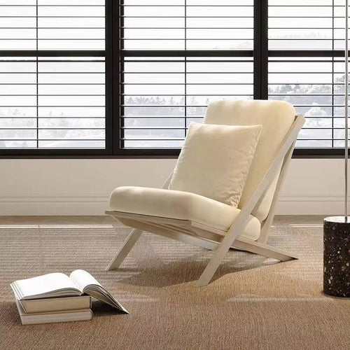Luxury Beige Ivana Accent Chair Pune