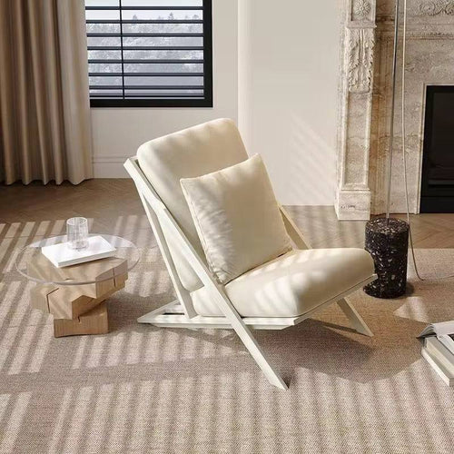 Luxury Beige Ivana Accent Chair Pune