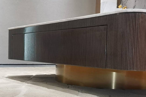 Close-up of Modern coffee table 