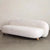 White Sofa with Teak Wood Balls