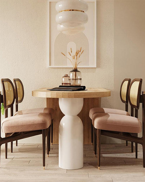 Explore this Teak Wood Chair built in heavy frame. Ideal for dining rooms, boutique cafés, and luxury hospitality spaces, the Jodhpur Dining Chair brings understated elegance, warmth, and enduring style to the table.
