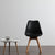 Front profile of black Jolly Chair