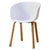 White Juju Chair with smooth finish