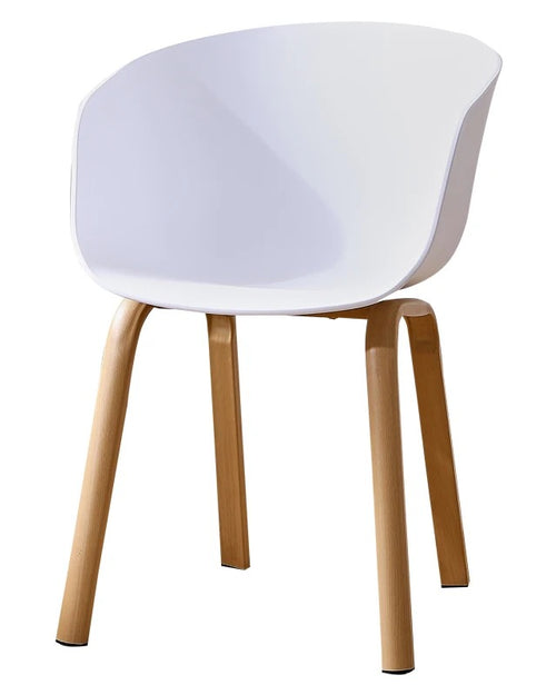 White Juju Chair with smooth finish