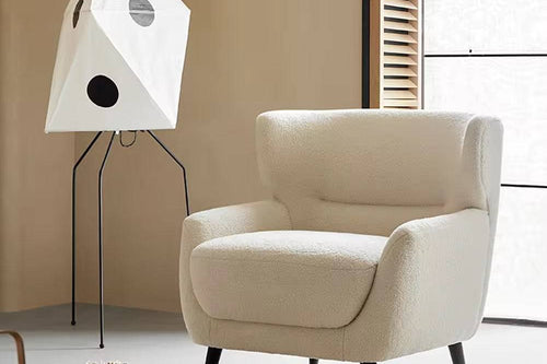 Julio boucle accent chair in living room
