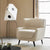 Julio boucle accent chair in living room