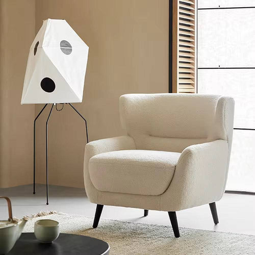 Julio boucle accent chair in living room