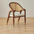 Detailed view of Juno rattan char