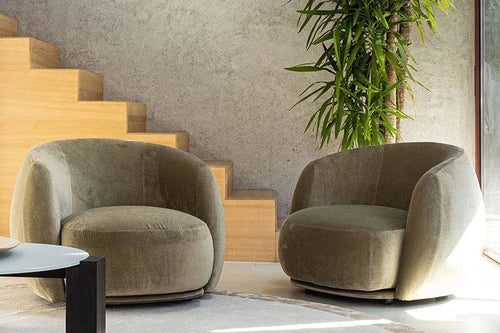 A pair of Kalito Modern Lounge Chairs