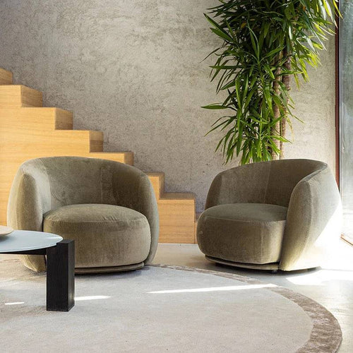 A pair of Kalito Modern Lounge Chairs