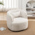 White Kalito Bucket Accent Chair