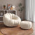 Kandis Round Chair in cream color
