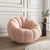 Close-up of the Kandis Round Chair in soft pink