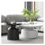 Side view of round table set 