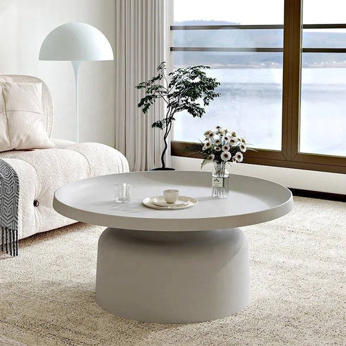 Designer Kanya round white table